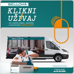 KLIKNI I UŽIVAJ - MI DOSTAVLJAMO, UNOSIMO I MONTIRAMO BESPLATNO