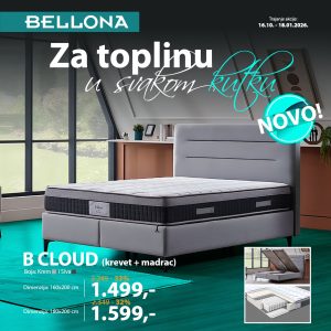 B CLOUD (krevet + madrac)