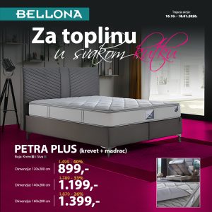 PETRA PLUS (krevet + madrac)