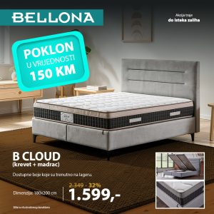 B CLOUD (krevet + madrac) 180x200