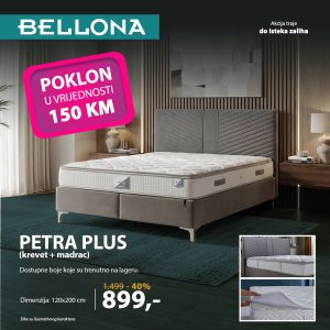 PETRA PLUS (krevet + madrac) 120x200