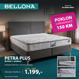 PETRA PLUS (krevet + madrac) 140×200