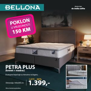 PETRA PLUS (krevet + madrac) 160×200