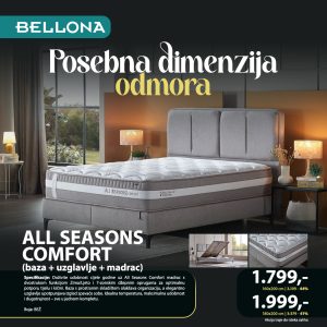 All Seasons Comfort krevet 160x200 cm