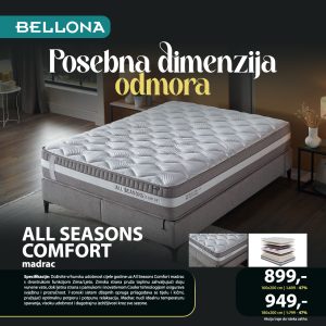 All Seasons Comfort madrac 180x200