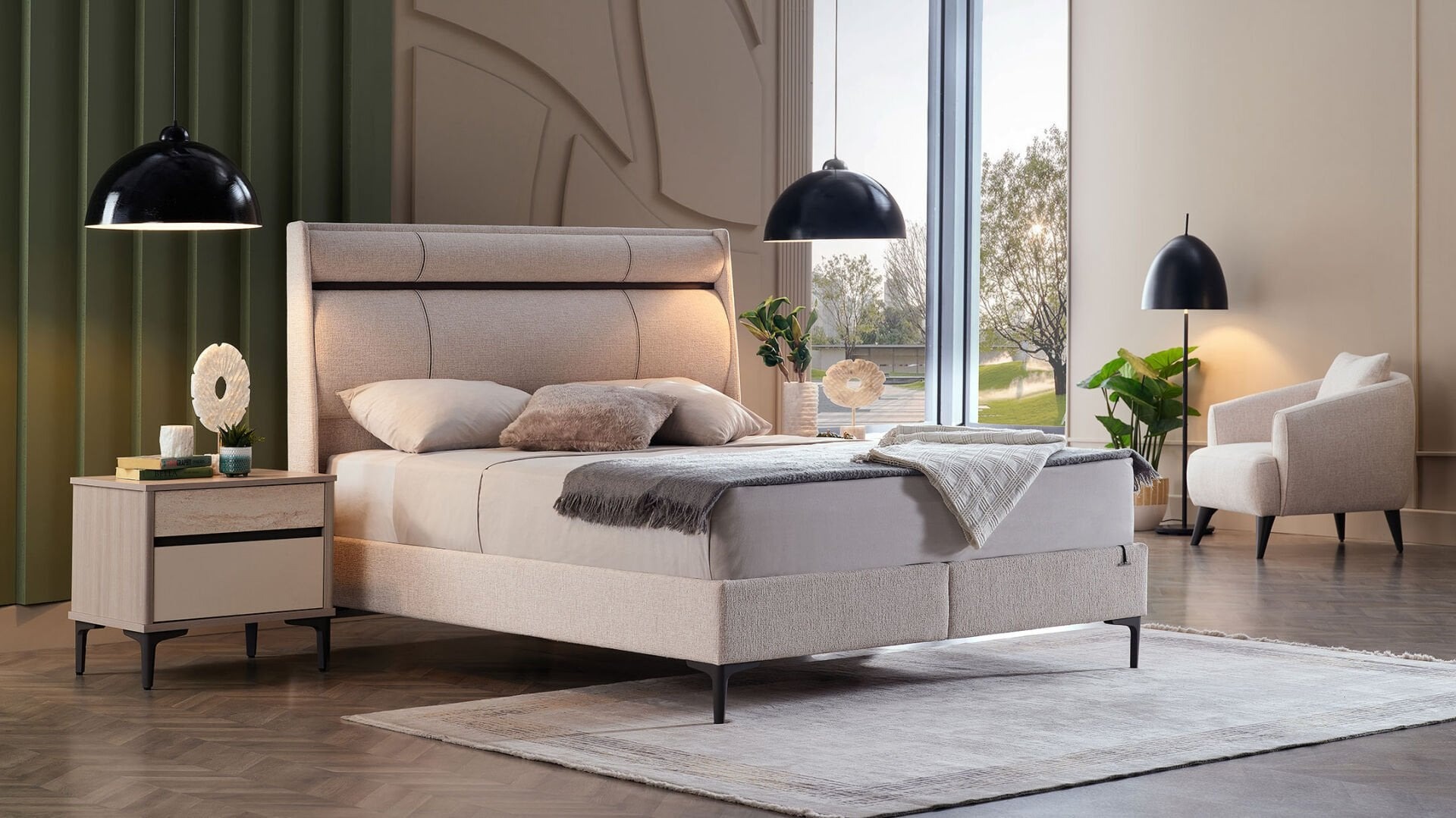 MONA krevet i BIO COMFORT madrac 160x200 cm