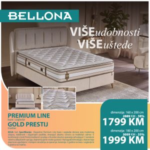 Premium Line baza i uzglavlje i Gold Prestij madrac